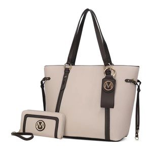 Koeia 3 Pcs Set Tote, Wallet & Keyring